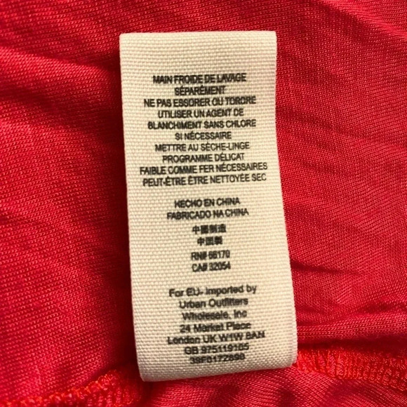 FREE PEOPLE | To the Point Lace Cutout Orange Mini Skater Dress Size L (No Tag) - Picture 8 of 8